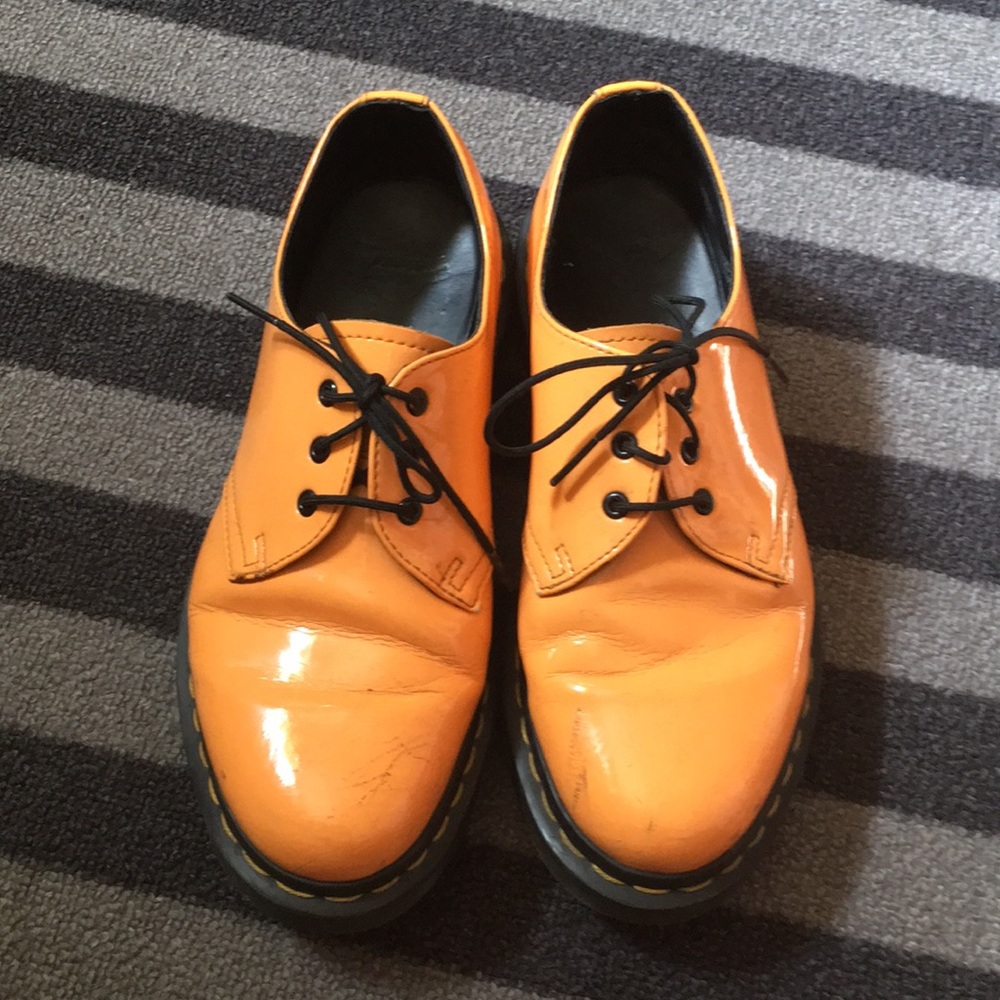 Rare orange doc martens!